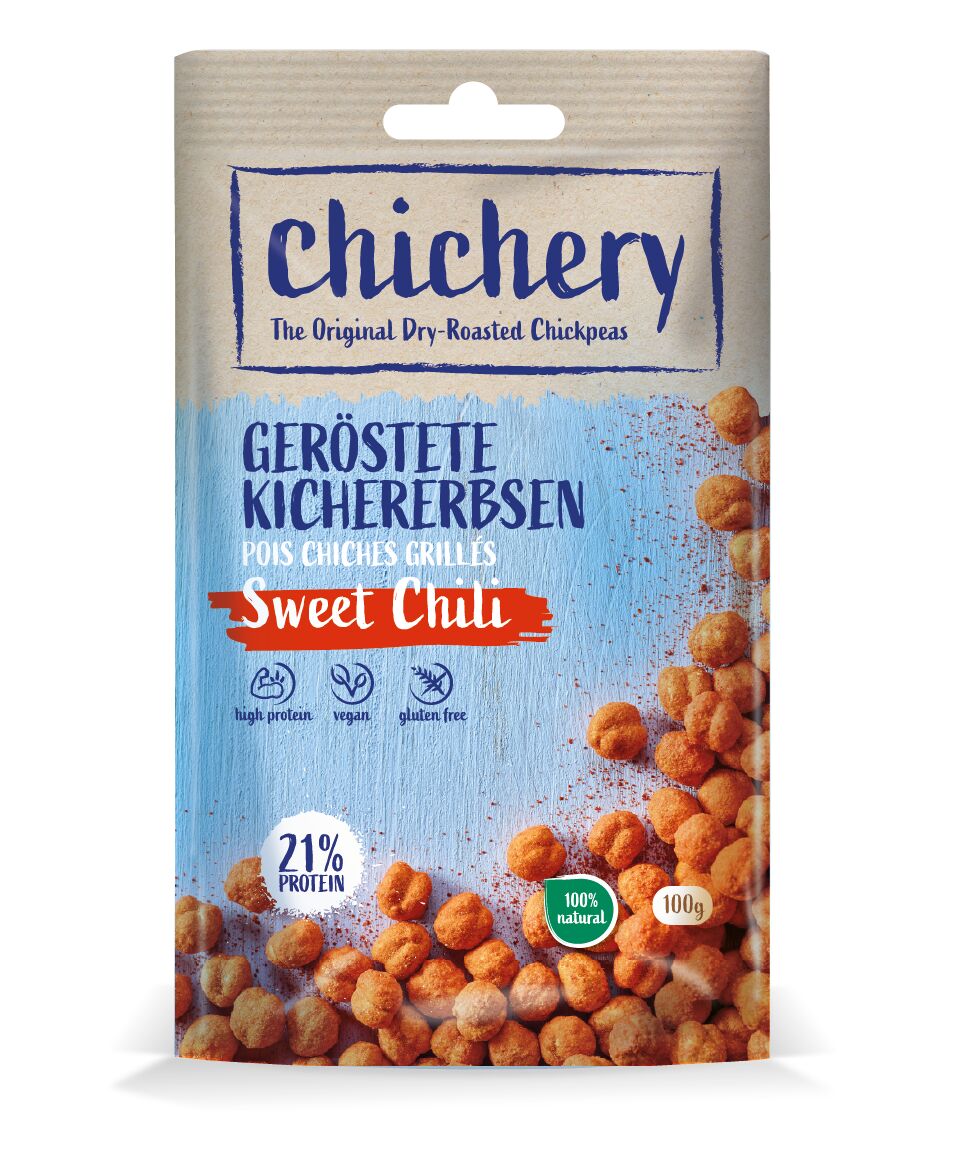 CHICHERY Kichererbsen Sweet Chili Btl 100g