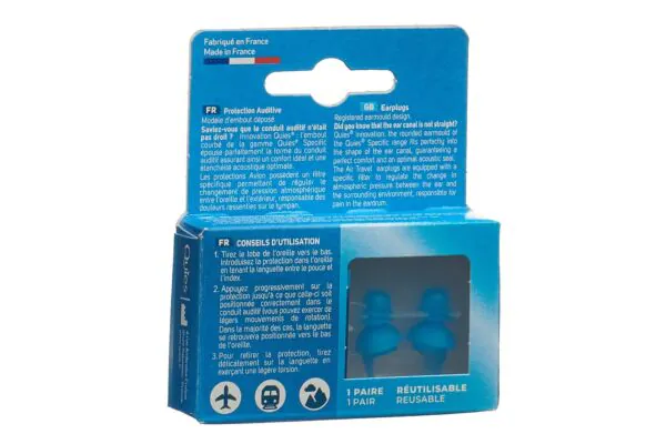 Quies Air Travel Erwachsener 2 Stück