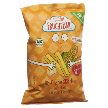 Fruchtbar Knusper Stäbchen Bio Mais Käse 30g