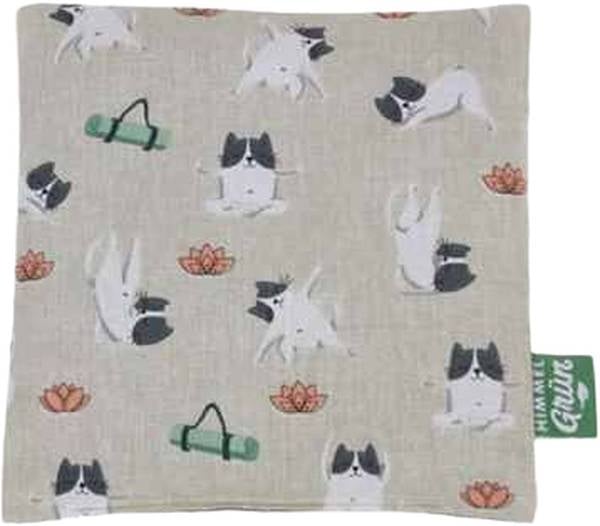 Himmelgrün Rapskissen 20x20cm Cat Yoga