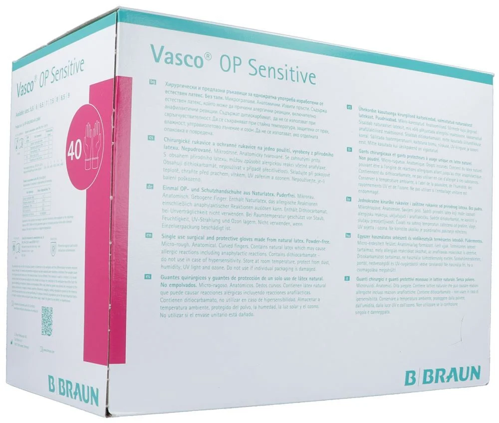 Vasco OP SENSITIVE Handsch Gr6.0 steri Lat 40 Paar