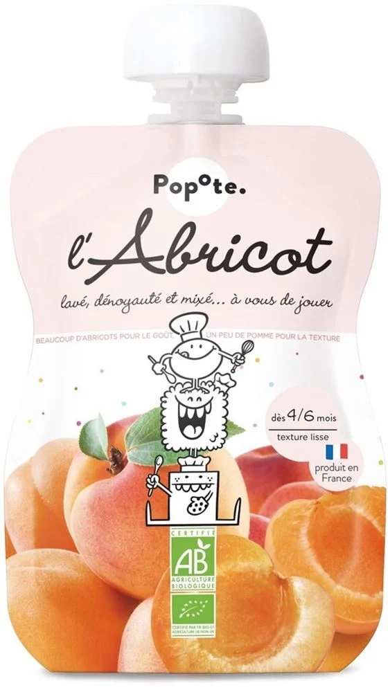 POPOTE Quetschie Aprikose Bio 120g