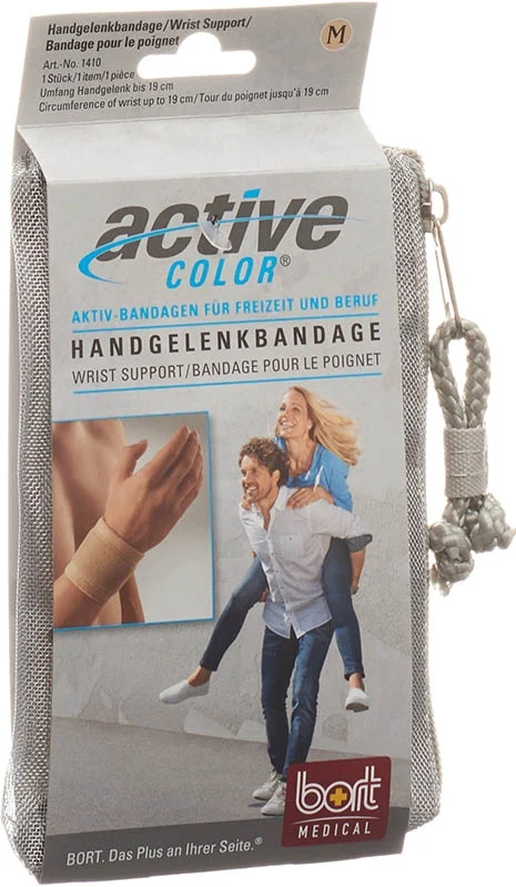 BORT AktivColor Handgelenkbandage Grösse M -19 cm beige