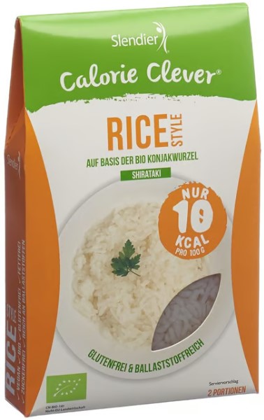 SLENDIER Konjak Rice Style Bio 400g