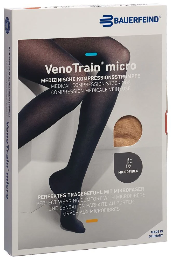 Bauerfeind VT MICRO AG KKL2 S p/s Fuss offen creme MikroNoppe 1 Paar