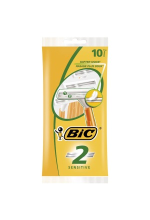BIC 2 Sensitive 2-Klingenrasierer 10 Stück