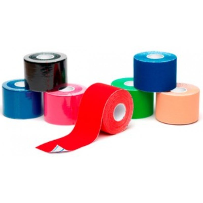 WERO SWISS Performance Kinesiotape 5cmx5m rot Box