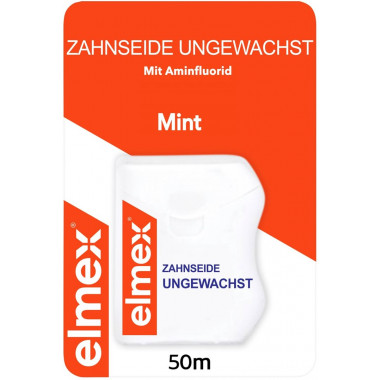 elmex Zahnseide 50m ungewachst
