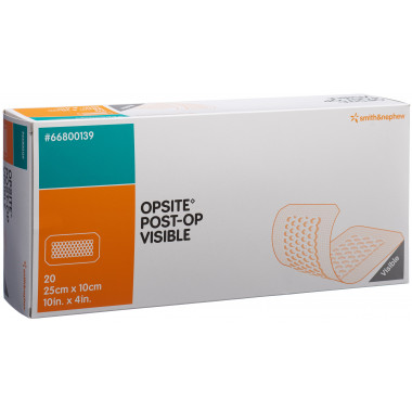 OPSITE POST OP VISIBLE transparenter Wundverband 25x10cm 20 Stück OPSITE POST OP VISIBLE transparenter Wundverband 25x10cm 20 Stück