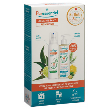 Puressentiel Reinigend Box Luftspray 200ml + Flüssigseife 250ml Puressentiel Reinigend Box Luftspray 200ml + Flüssigseife 250ml