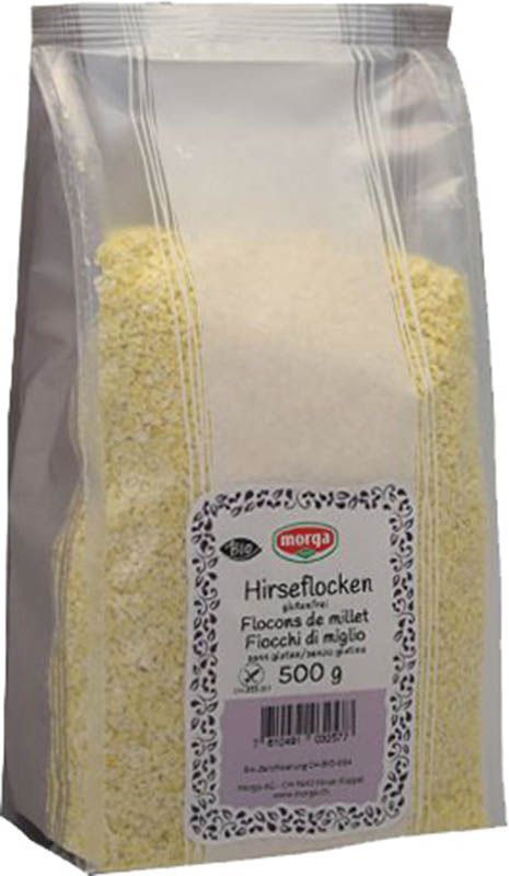 Morga Hirseflocken Bio Btl 500g Morga Hirseflocken Bio Btl 500g
