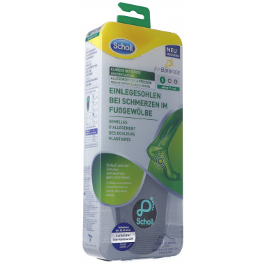 Scholl In-Balance Einlegesohle 37-39.5 bei Schmerzen im Fussgewölbe 2 Stück Scholl In-Balance Einlegesohle 37-39.5 bei Schmerzen im Fussgewölbe 2 Stück