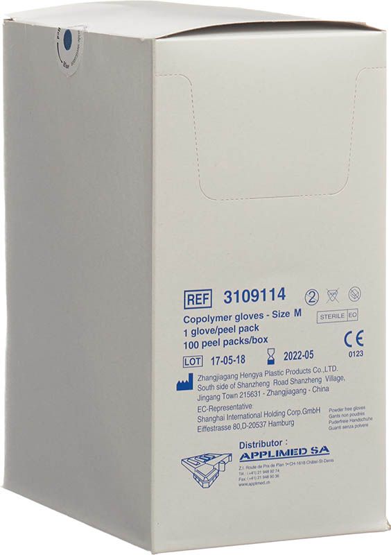 APPLIMED U Handschuhe M Copolymer steril 100 Stück