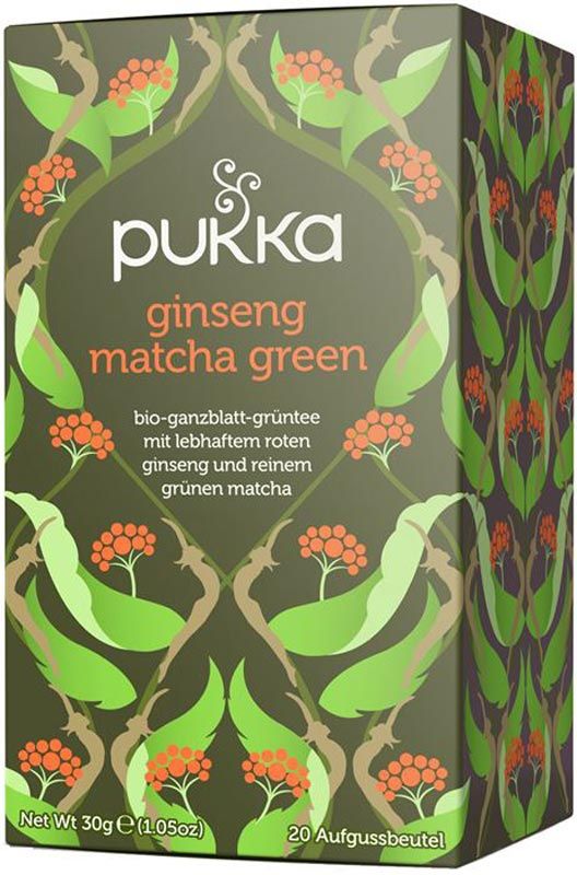 Pukka Ginseng Matcha Green Tee Bio 20 Stück Pukka Ginseng Matcha Green Tee Bio 20 Stück