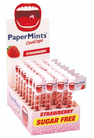 PAPERMINTS Cool Caps Strawberry 32 Stück