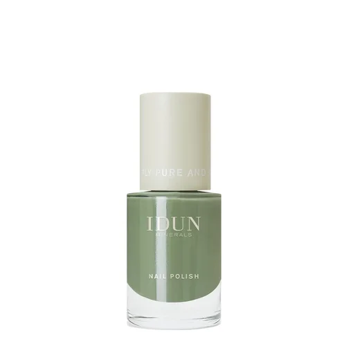 IDUN Mineral Nail Polish Jade Khaki Green 11ml