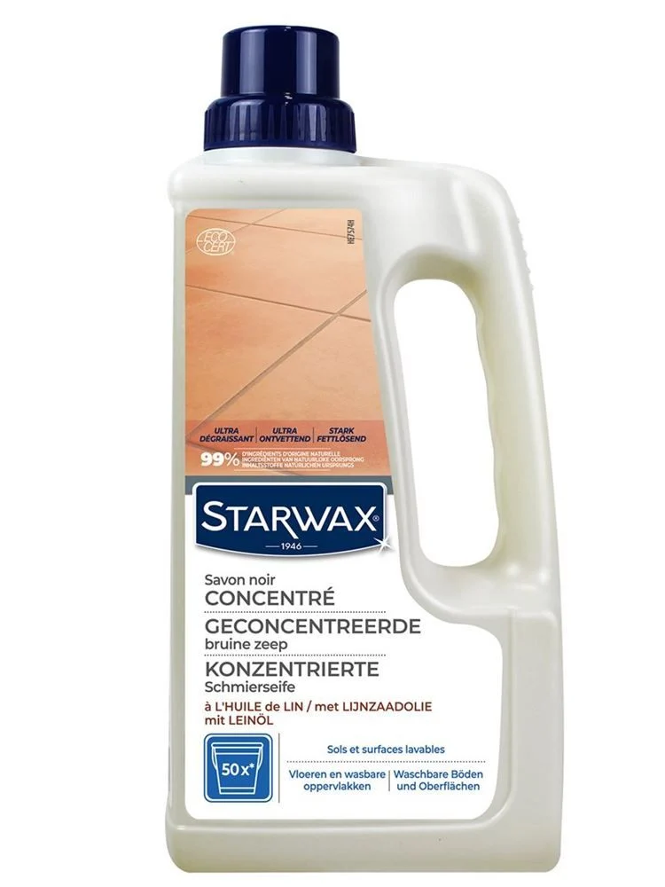 Starwax Schmierseife mit Leinöl Fl 1lt Starwax Schmierseife mit Leinöl Fl 1lt