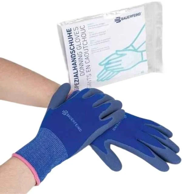 Bauerfeind Spezialhandschuhe S blau 1 Paar