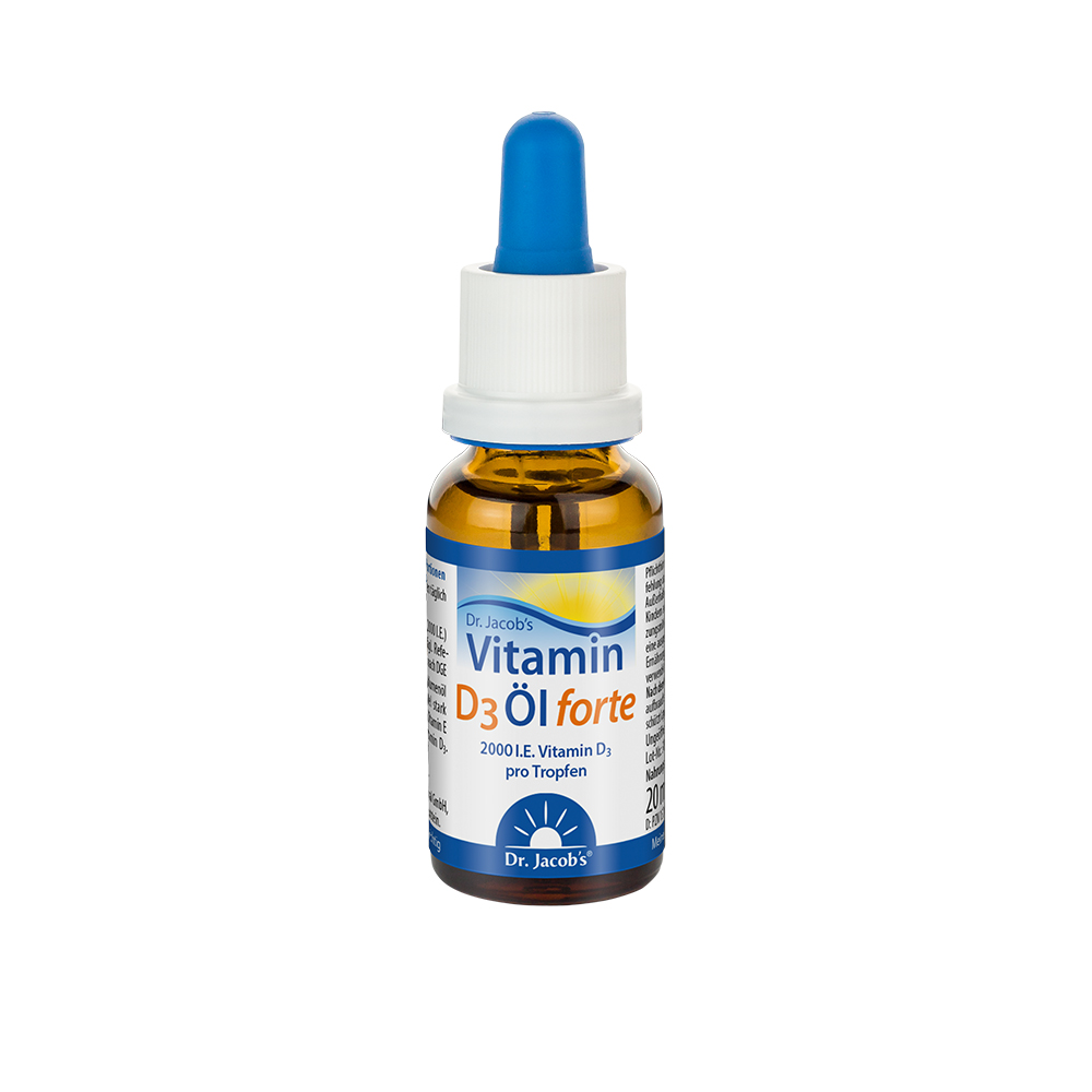 DR. JACOB'S Vitamin D3 Öl 20ml DR. JACOB'S Vitamin D3 Öl 20ml
