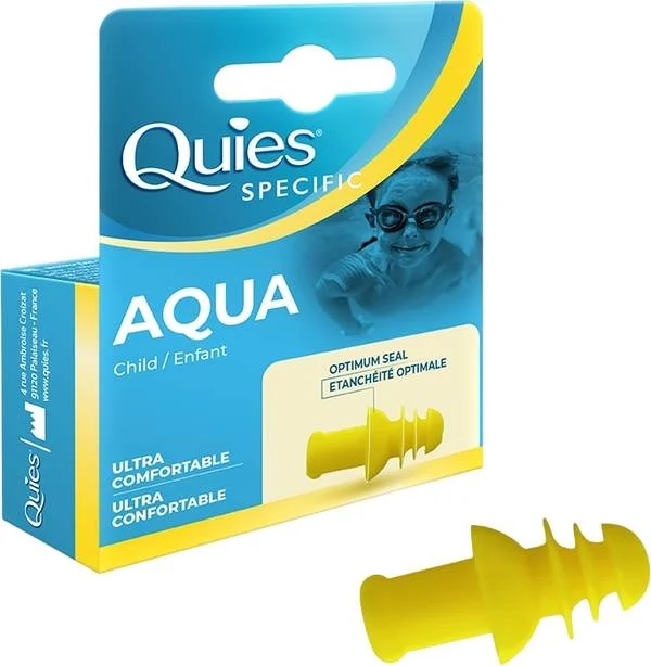 Quies Aqua Kinder Wassergehörschutz 2 Stück