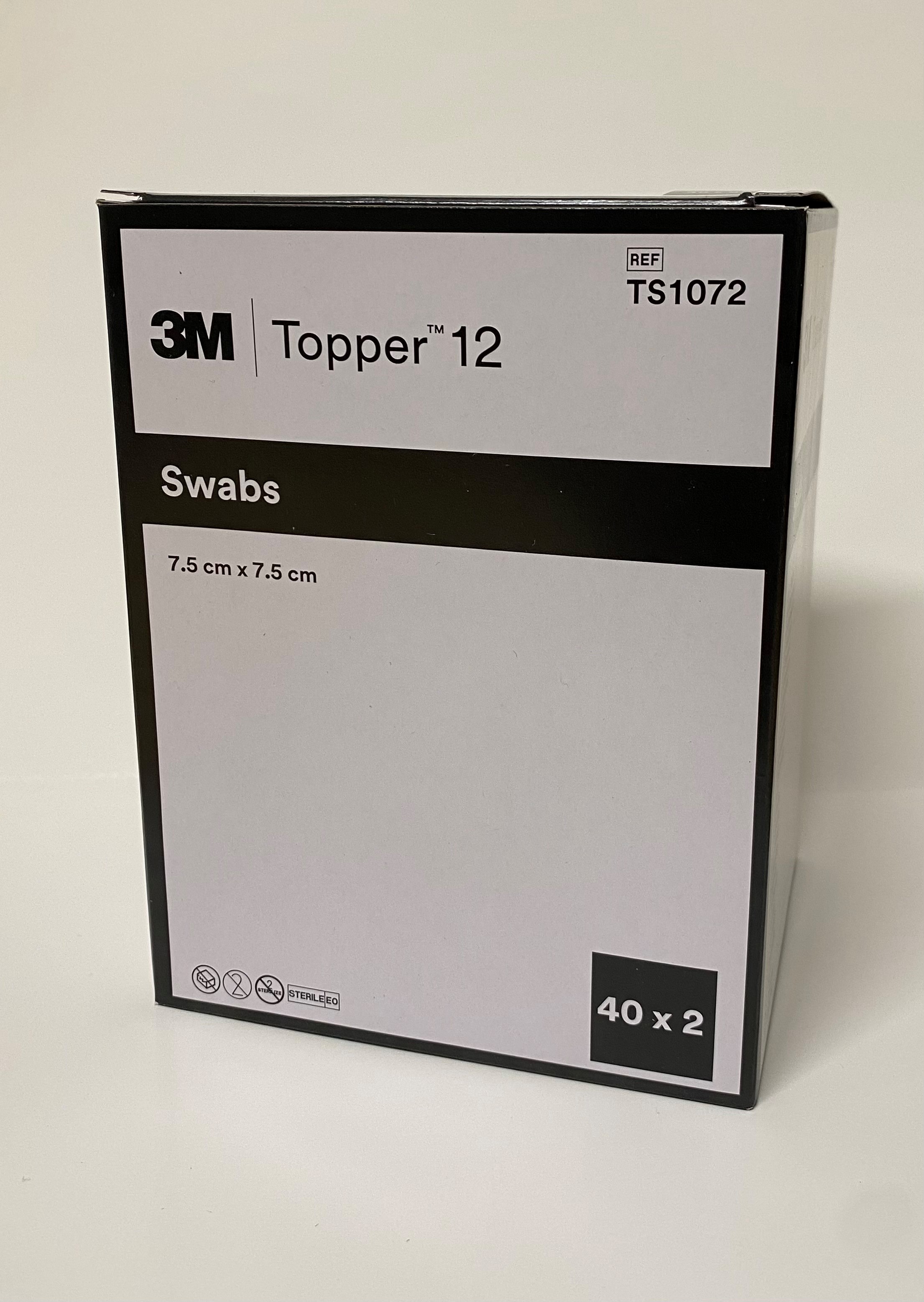 Topper 12 NW Kompressen 7.5x7.5cm steril 80 Stück