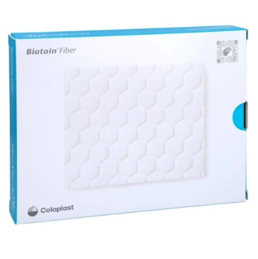 BIATAIN Fiber gelier Faserverband 10x10cm 10 Stück