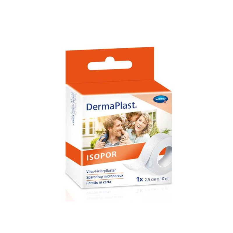 DermaPlast Isopor Fixierpflaster 2.5cmx9.2m Vlies weiss DermaPlast Isopor Fixierpflaster 2.5cmx9.2m Vlies weiss