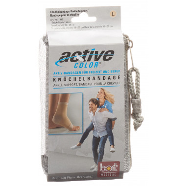 Bort ActiveColor Knöchelbandage L +23cm beige Bort ActiveColor Knöchelbandage L +23cm beige