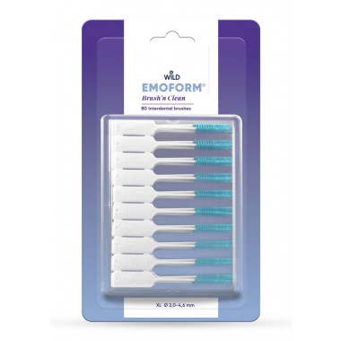 Emoform Brush n Clean XL Familienpackung 80 Stück Emoform Brush n Clean XL Familienpackung 80 Stück