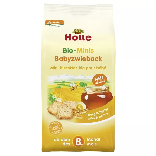 Holle Bio MINIS Babyzwieback 100g Holle Bio MINIS Babyzwieback 100g