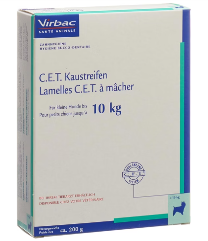 CET Zahnhygiene Kaustreifen Hunde -10kg 200g CET Zahnhygiene Kaustreifen Hunde -10kg 200g