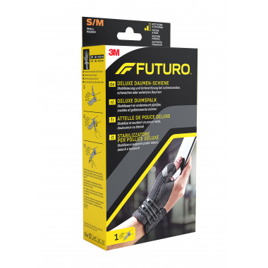 3M Futuro Deluxe Daumen-Schiene S/M links/rechts schwarz 3M Futuro Deluxe Daumen-Schiene S/M links/rechts schwarz