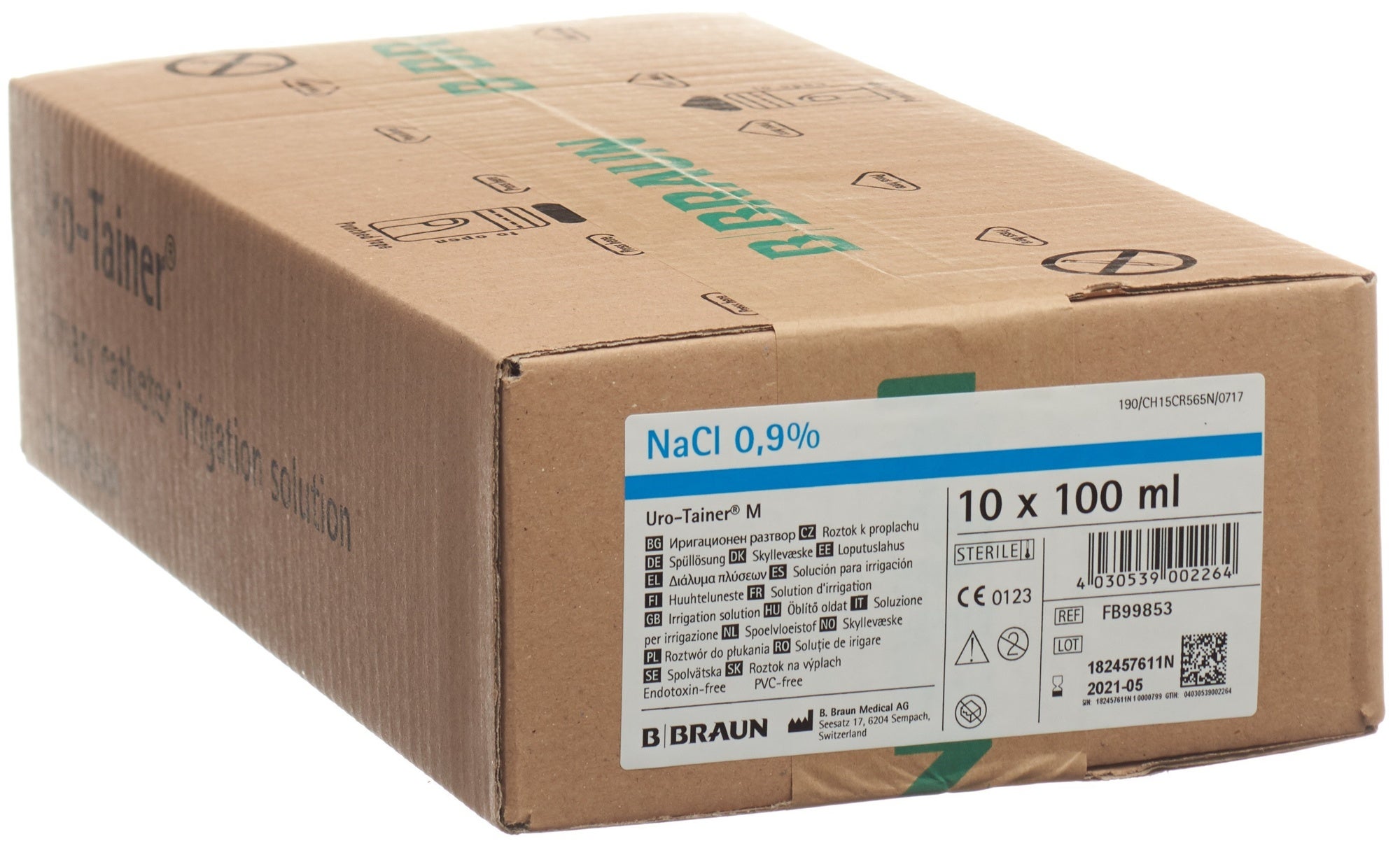 Uro-Tainer M NaCl Spül Lös 0.9 % 10 Btl 100ml