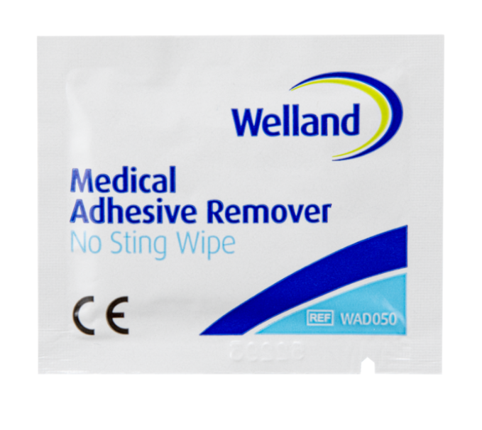 Welland Klebstoffentferner Tüchlein neu 50 Stück
