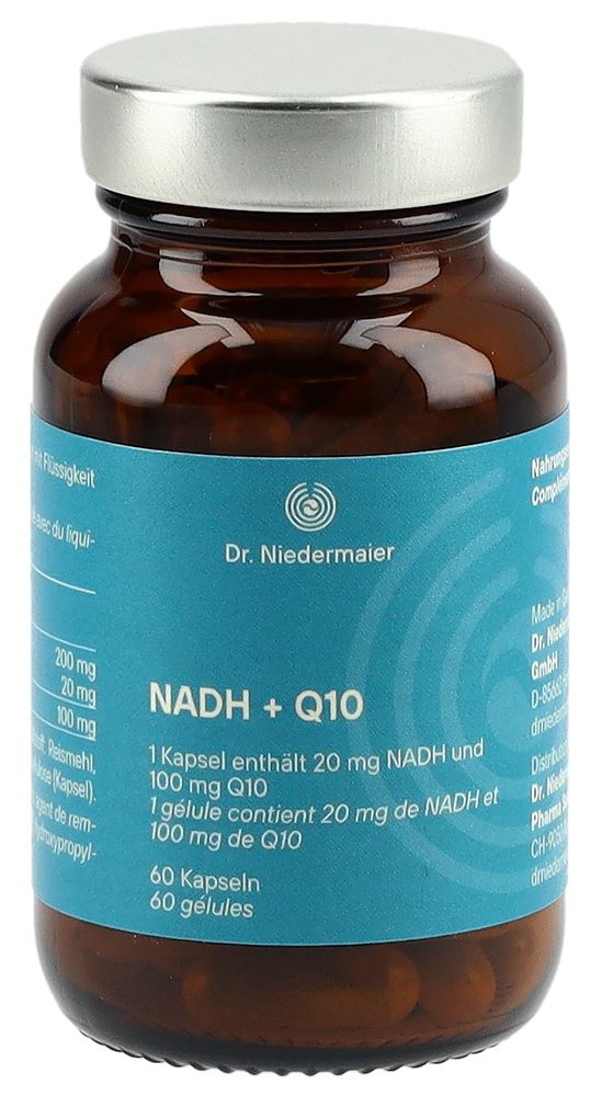 DR. NIEDERMAIER NADH + Q10 Kapseln Ds 60 DR. NIEDERMAIER NADH + Q10 Kapseln Ds 60