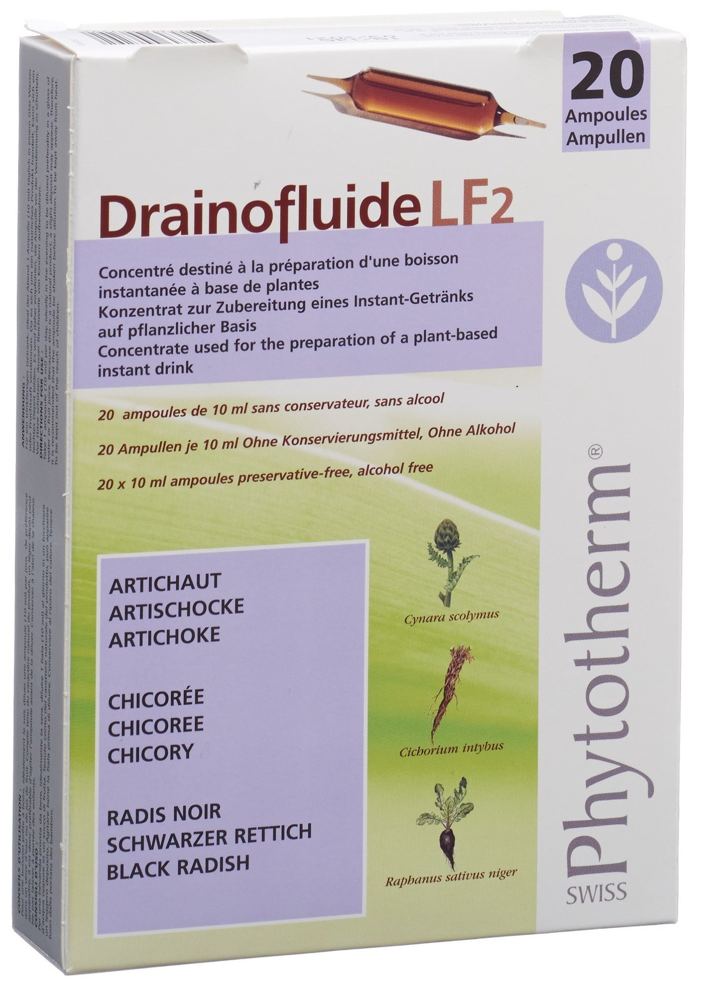 Drainofluide LF 2 20 Trinkampullen 10ml