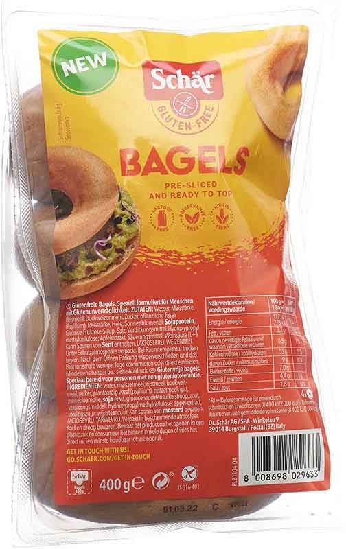 Schär Bagels glutenfrei 400g Schär Bagels glutenfrei 400g