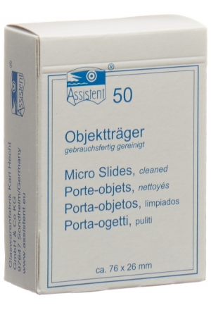 ASSISTENT Objektträger Elka Kant gesch CE 50 Stück