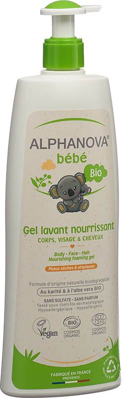 ALPHANOVA® BB nährendes Waschgel nahrhaft Bio COSMOS ohne Sulphate/Parfum 500ml ALPHANOVA® BB nährendes Waschgel nahrhaft Bio COSMOS ohne Sulphate/Parfum 500ml