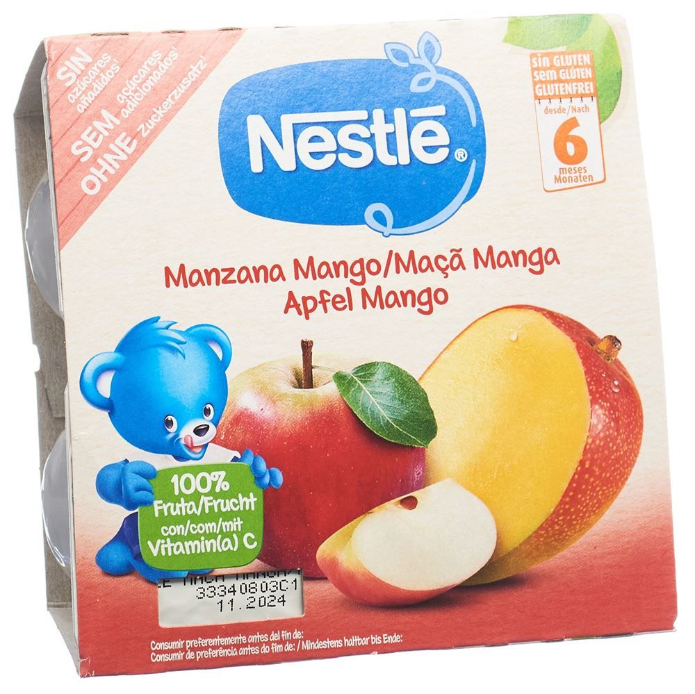 Nestlé Kompott Apfel Mango 4 x 100g