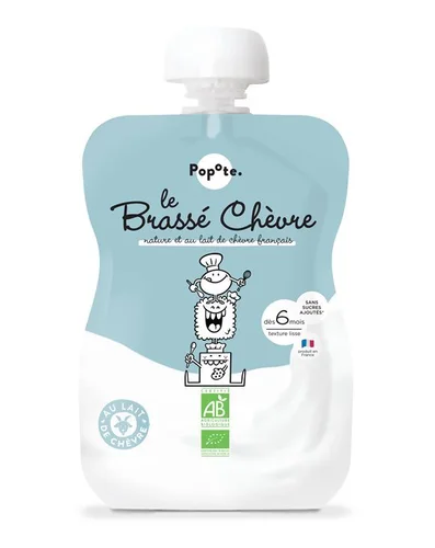 POPOTE Quetschie Ziegenmilchjoghurt Natur 100g
