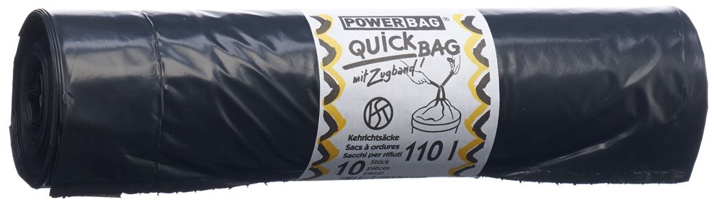 POWERBAG Kehrichtsäcke QuickBag 110lt OKS 10 Stück