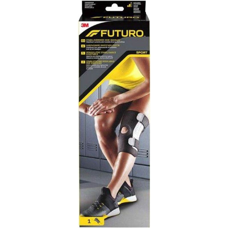 3M Futuro Sport Stabilisierende Knie-Bandage anpassbar schwarz 3M Futuro Sport Stabilisierende Knie-Bandage anpassbar schwarz