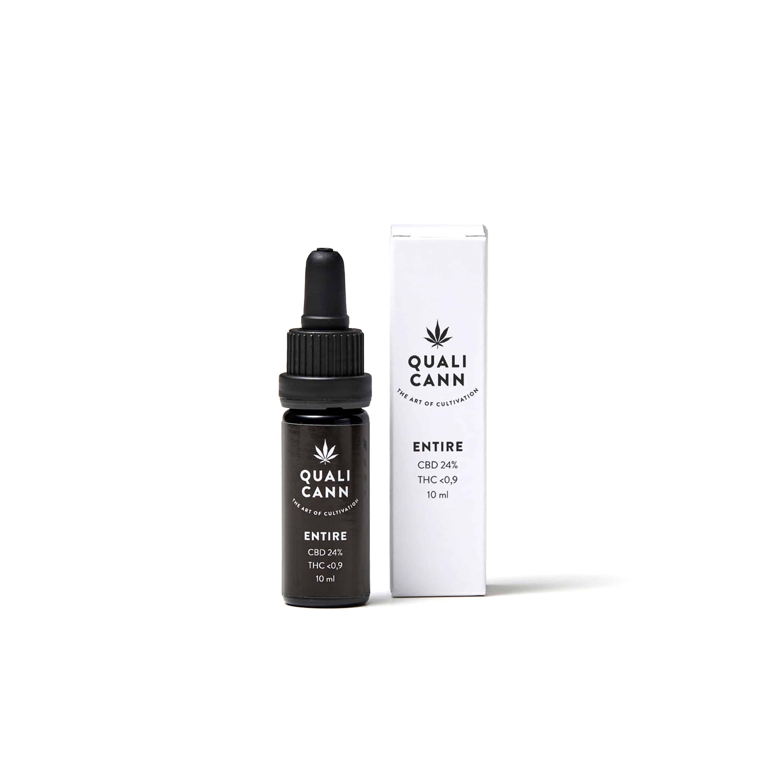 Qualicann CBD-Öl Entire (CBD: 24% / THC: 0,9%) 10ml