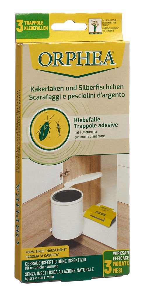 Orphea Falle Kakerlaken Silberfisch 3 Stück Orphea Falle Kakerlaken Silberfisch 3 Stück