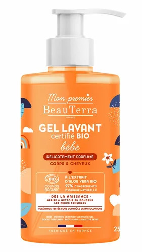 BeauTerra Baby Duschgel mit Parfum Bio 750ml BeauTerra Baby Duschgel mit Parfum Bio 750ml