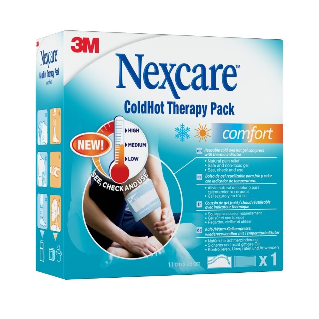 3M Nexcare ColdHot Therapy Pack Gel Comfort Thermoindicator 26x11cm 3M Nexcare ColdHot Therapy Pack Gel Comfort Thermoindicator 26x11cm