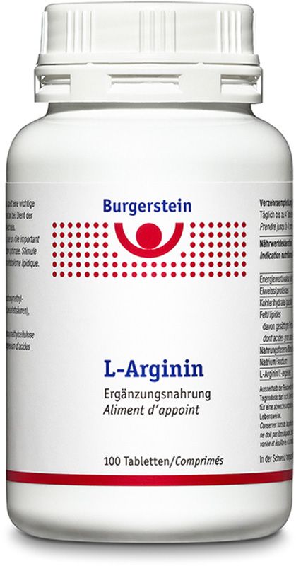 BURGERSTEIN L-Arginin Tabletten 100 Stück BURGERSTEIN L-Arginin Tabletten 100 Stück