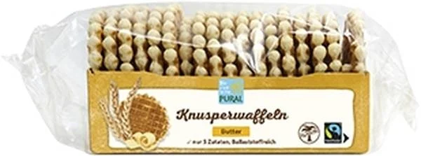 Pural Knusperwaffel mit Butter 165g