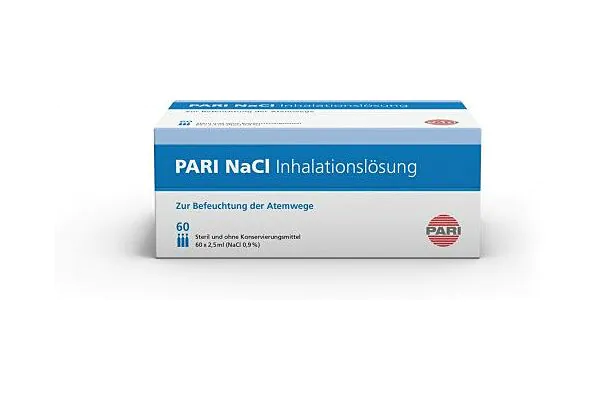 PARI NaCl 0.9 % Inhalationslösung 60 Ampullen 2.5ml